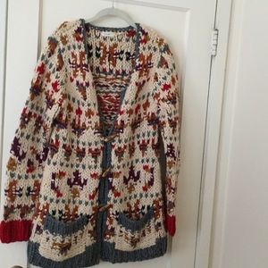 Sleeping on Snow chunky knit cardigan